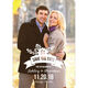 Purple Floral Ribbon Photo Save the Date Cards Image 3 of 6